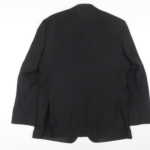 Thomas Nash Men's Black Suit Jacket 44 Regular Fit Business