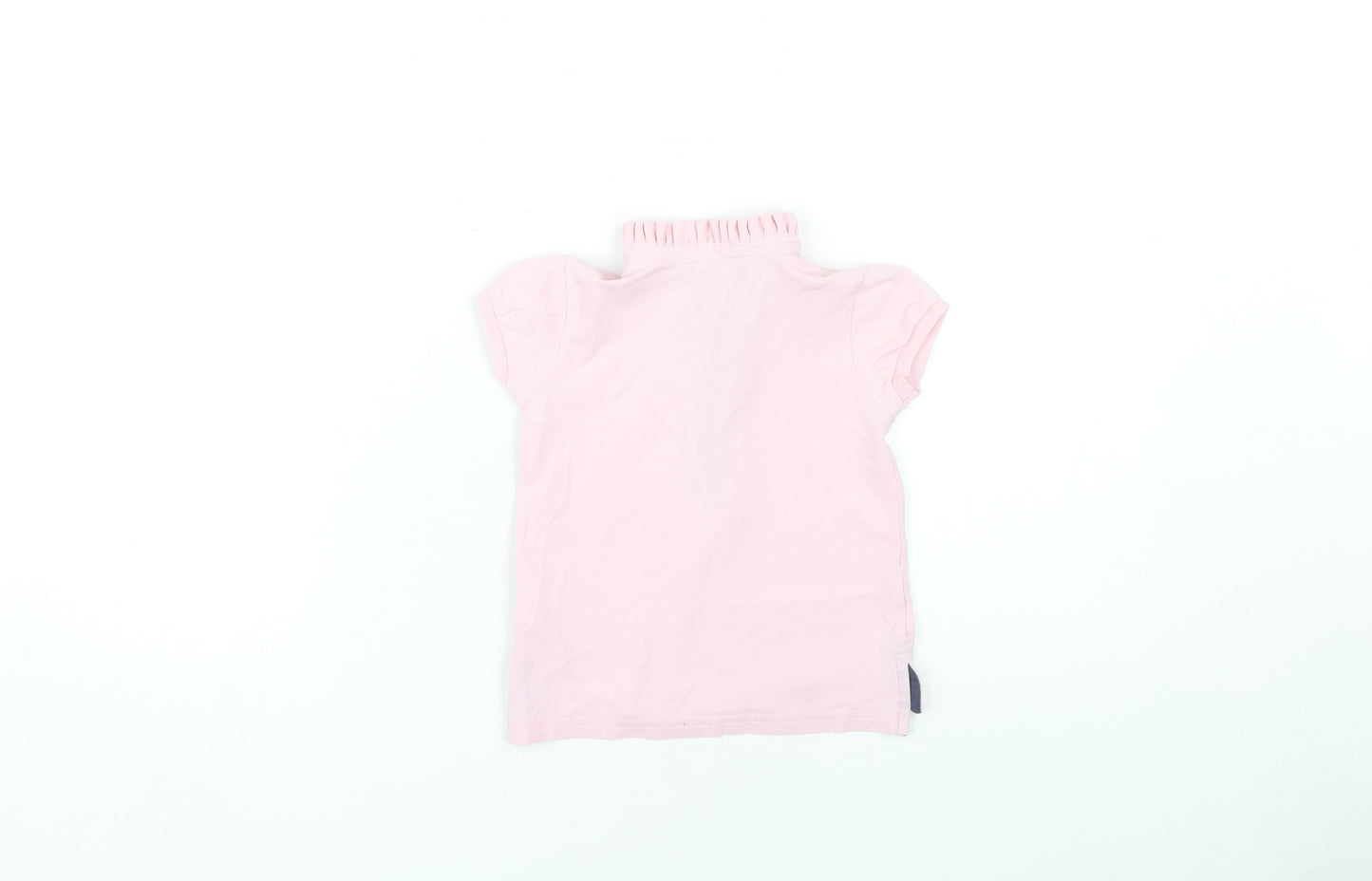 Ralph Lauren Girls Pink Polo Shirt 3-4 Years Short Sleeve