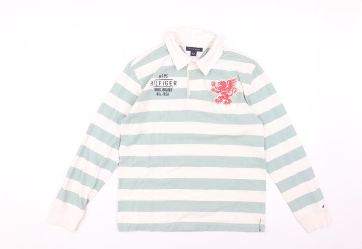 Tommy Hilfiger Boys Multicoloured Stripe Polo L 12-14
