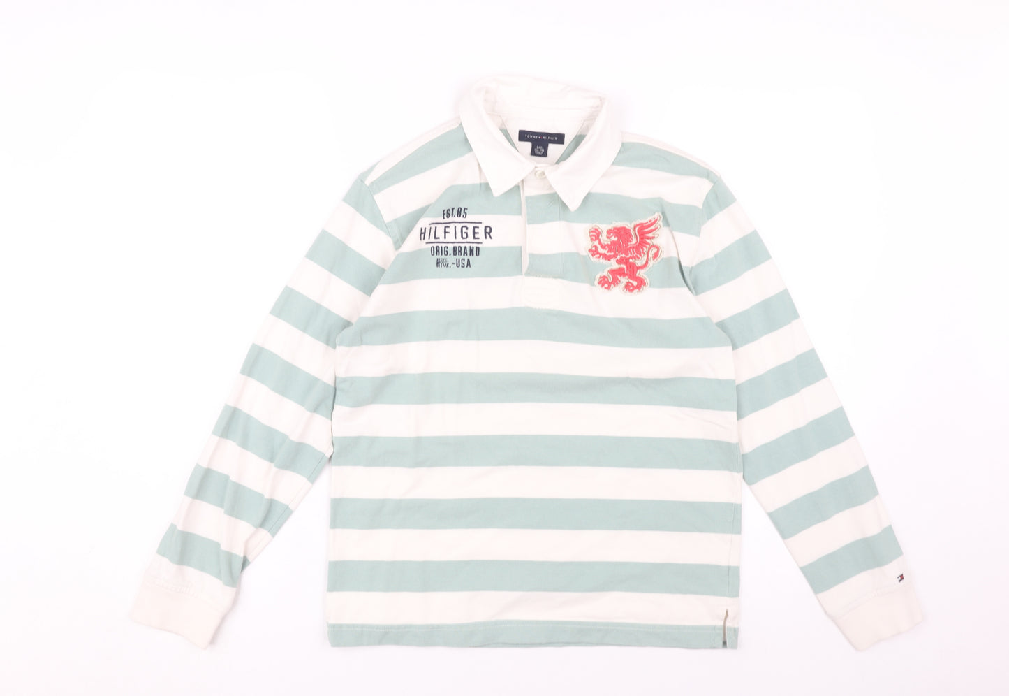 Tommy Hilfiger Boys Multicoloured Stripe Polo L 12-14