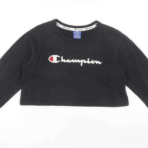 Champion Women's Black Pullover Sweatshirt S