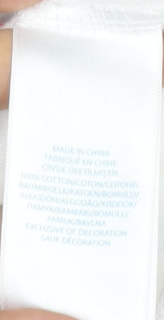 Ralph Lauren Unisex Baby White Wrap Top - 0-3 Months