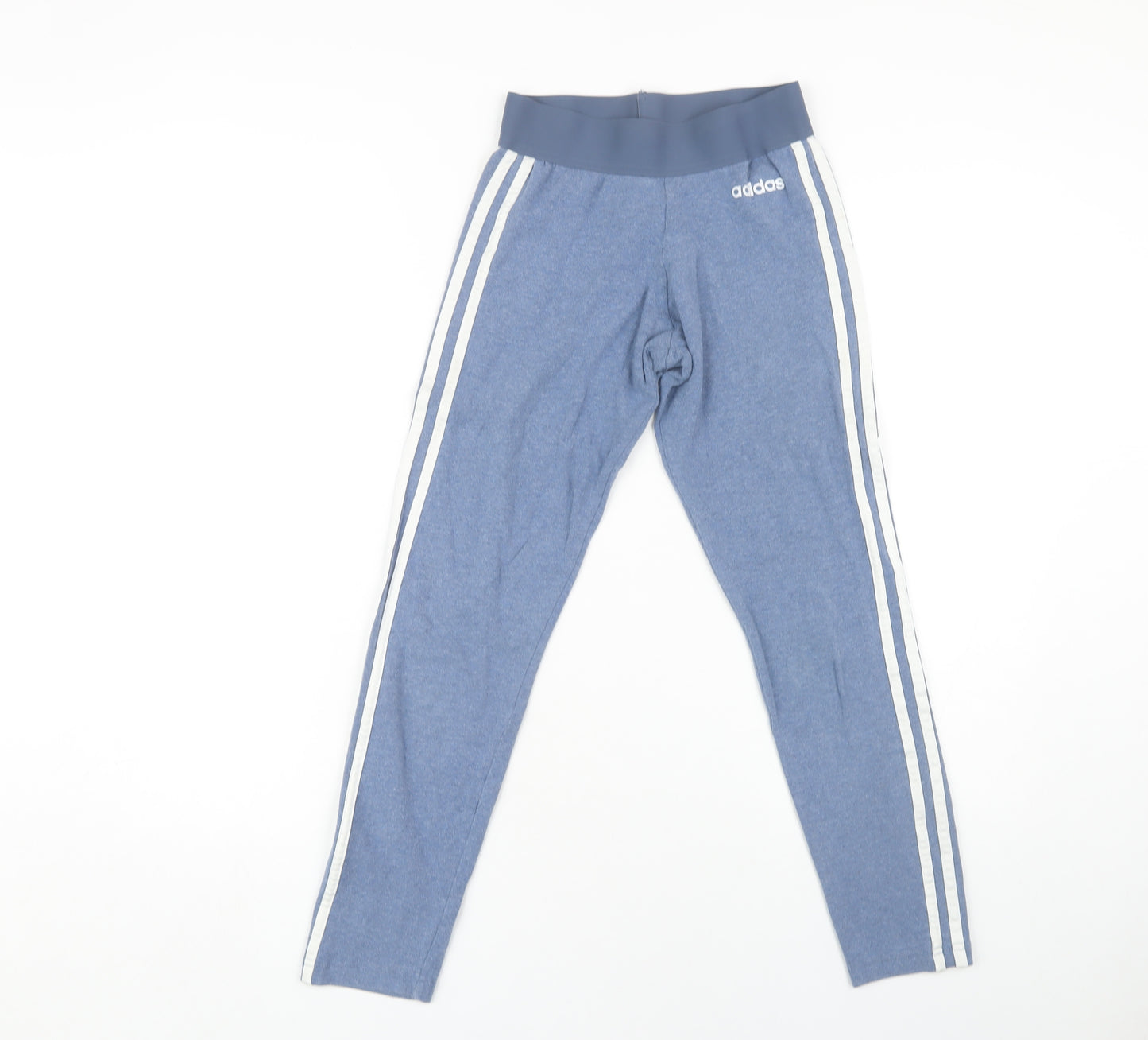 Adidas Women's Blue XS Leggings with Side Stripe