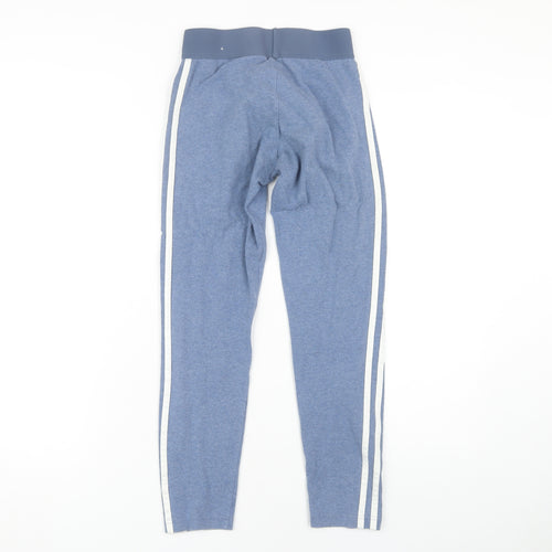 Adidas Women's Blue XS Leggings with Side Stripe