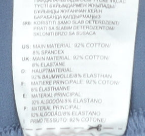 Adidas Women's Blue XS Leggings with Side Stripe