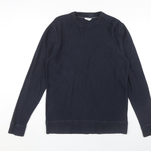 Jack & Jones Men's Blue Pullover Jumper, Size M