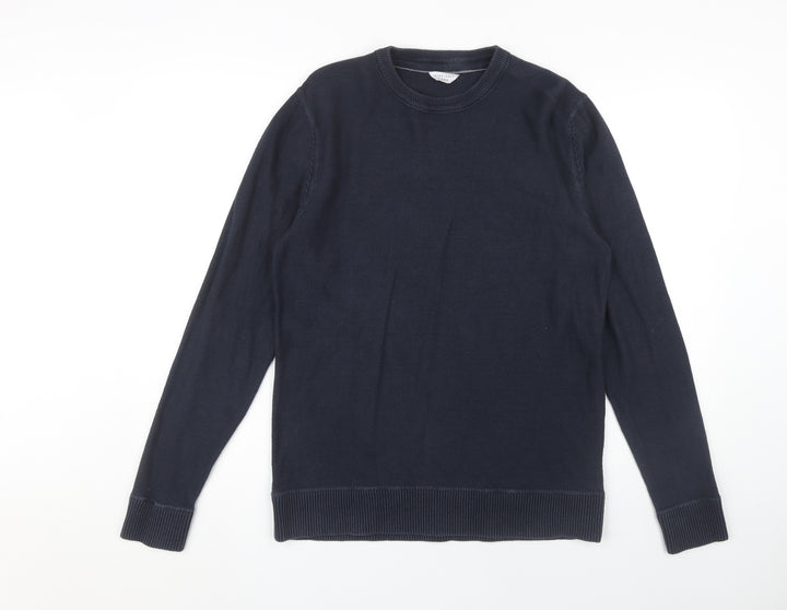 Jack & Jones Men's Blue Pullover Jumper, Size M