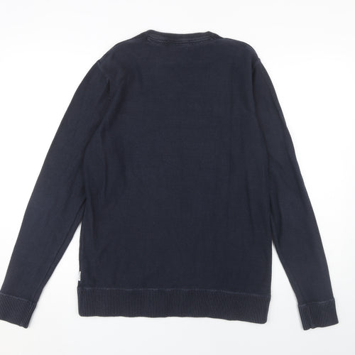 Jack & Jones Men's Blue Pullover Jumper, Size M