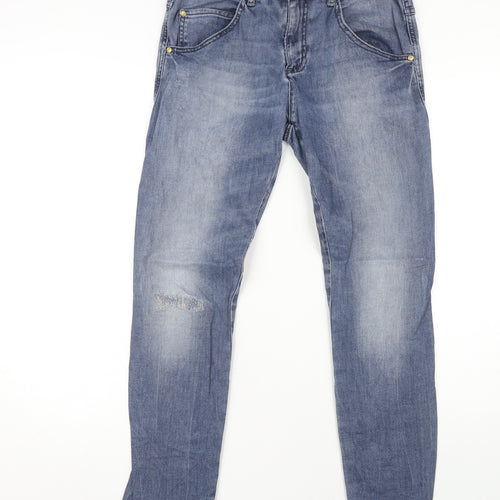 Hugo Boss Men's Blue Straight Jeans 26/32