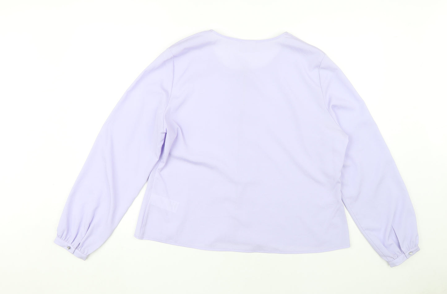 Eastex Women's Purple Blouse Size 16 with Buttons