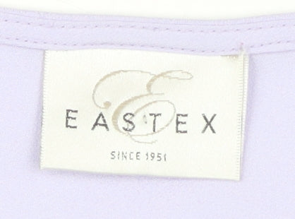 Eastex Women's Purple Blouse Size 16 with Buttons
