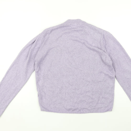 Honor Millburn Women’s Purple Mock Neck Sweater S