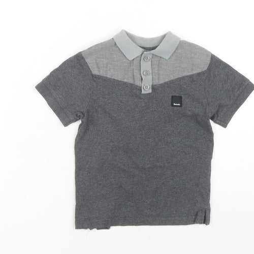 Bench Boys' Grey Polo Shirt, 5-6 Years, Casual Style