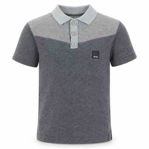Bench Boys' Grey Polo Shirt, 5-6 Years, Casual Style