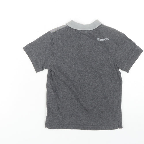 Bench Boys' Grey Polo Shirt, 5-6 Years, Casual Style