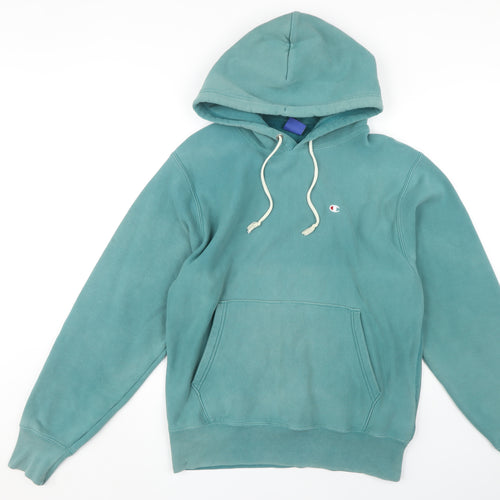 Champion Men's Green Pullover Hoodie - S