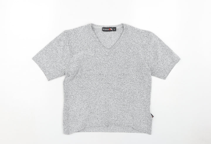 Trespass Women's Grey V-Neck Pullover Jumper Size 12
