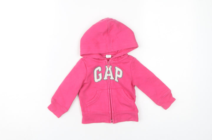 GAP Unisex Baby Pink Hoodie - 6-9 Months - Casual Wear