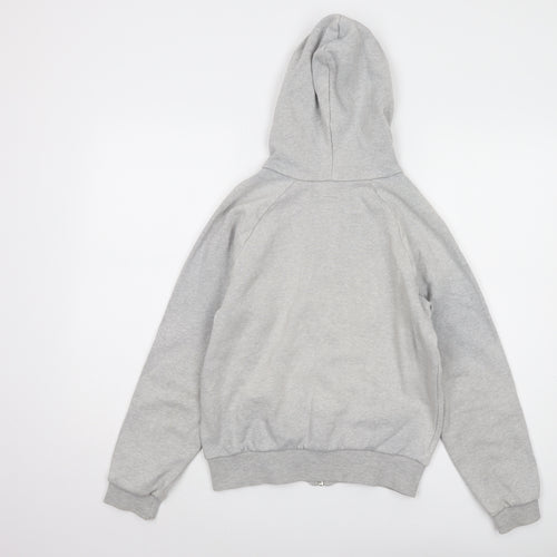 Adidas Women's Grey Full Zip Hoodie Size 10