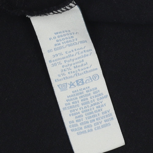 Boden Women's Black Shift Dress Size 6 Cotton Blend