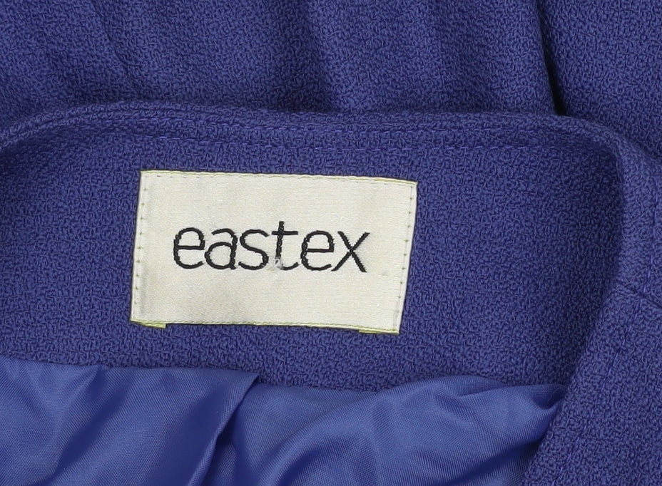 Eastex Women's Blue Wool Suit Jacket Size 16