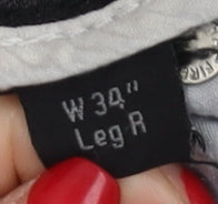 Firetrap Women’s Black Straight Jeans Size L - Classic Fit