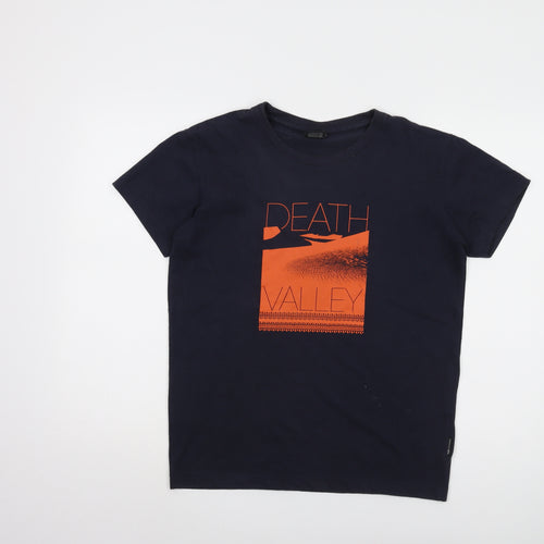Trespass Men's Blue Graphic Print T-Shirt XS