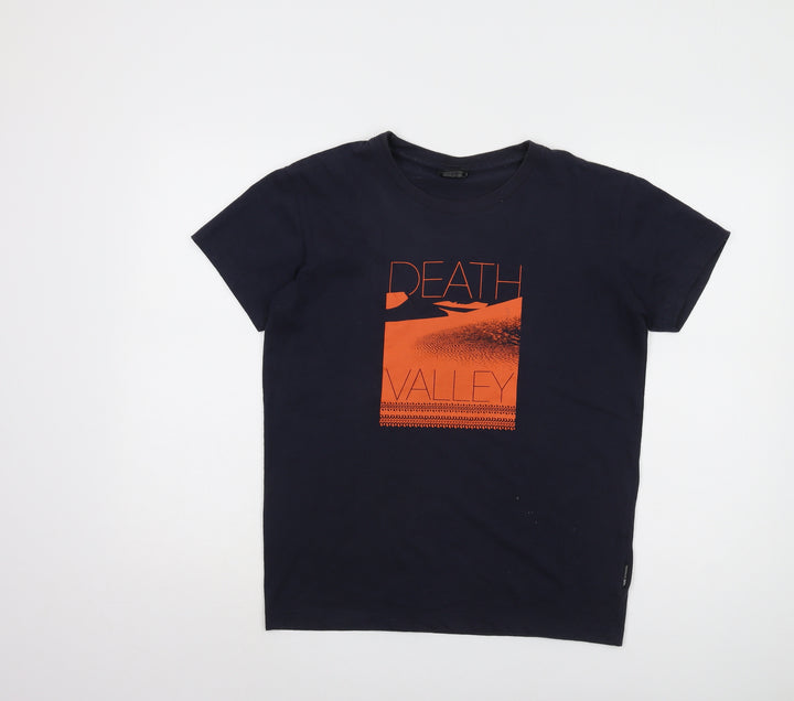 Trespass Men's Blue Graphic Print T-Shirt XS