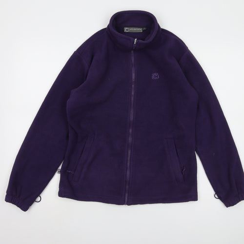 Mountain Essentials Women's Purple Fleece Jacket Size 8