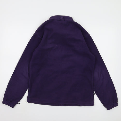 Mountain Essentials Women's Purple Fleece Jacket Size 8