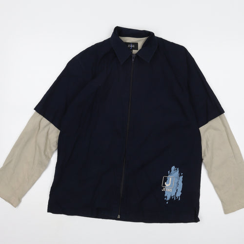Jasper Conran Boys Blue Cotton Casual Shirt 11-12 Years