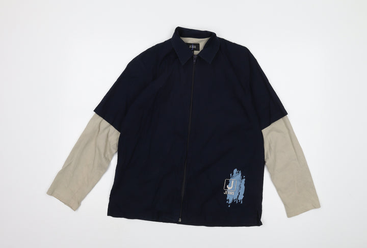 Jasper Conran Boys Blue Cotton Casual Shirt 11-12 Years