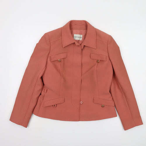 Windsmoor Women's Pink Suit Jacket Size 12 Lined