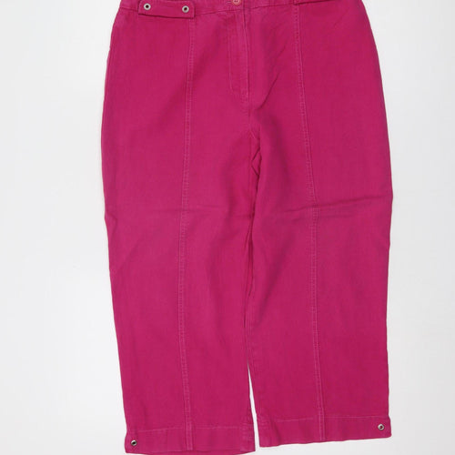 Viyella Women's Pink Capri Trousers Size 12