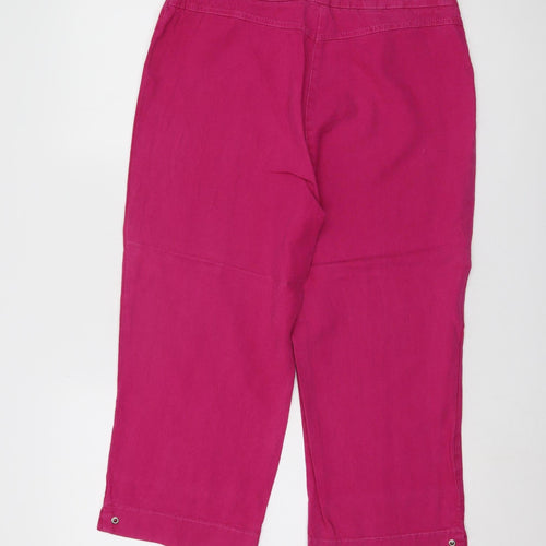 Viyella Women's Pink Capri Trousers Size 12