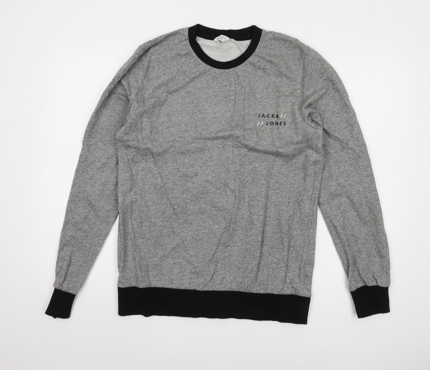 Jack & Jones Men's Grey Pullover Sweatshirt M
