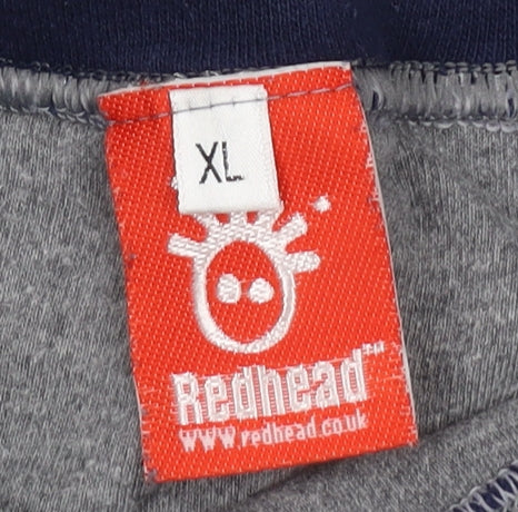 Redhead Men's XL Grey Blue Graphic T-Shirt