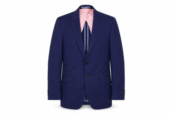 Charles Tyrwhitt Men's Blue Wool Blazer Size 38