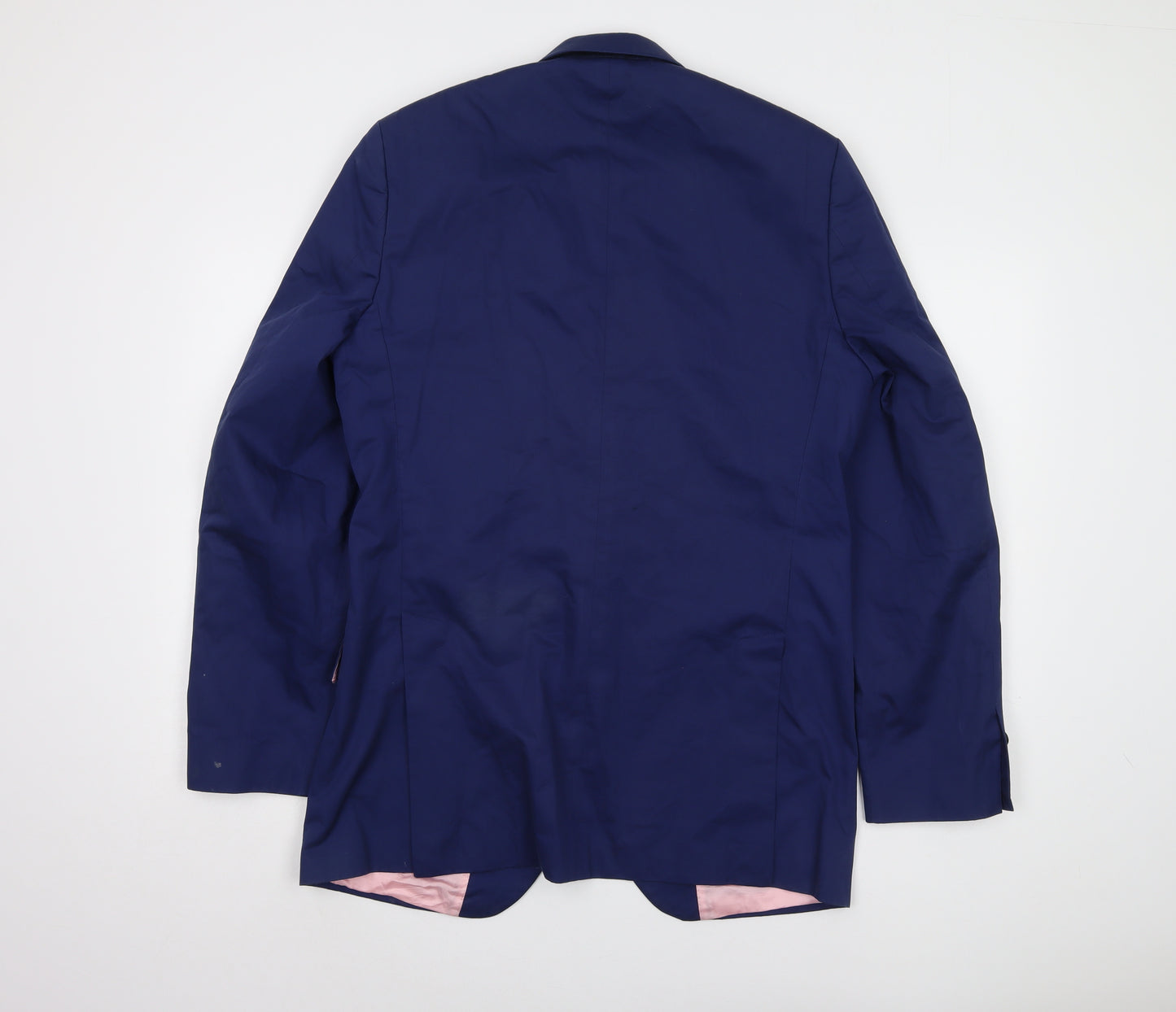 Charles Tyrwhitt Men's Blue Wool Blazer Size 38