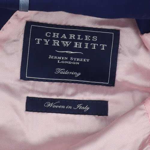 Charles Tyrwhitt Men's Blue Wool Blazer Size 38