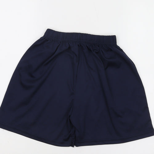 Nike Boys Blue Athletic Football Shorts Size 176