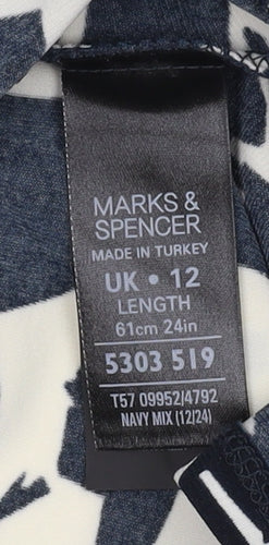 Marks and Spencer Women's Floral A-Line Skirt Size 12