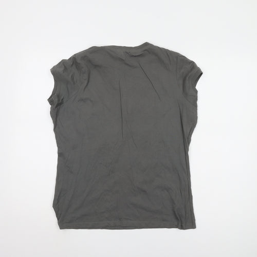 New Look Women's Grey Graphic T-Shirt Size 20 Core Casual