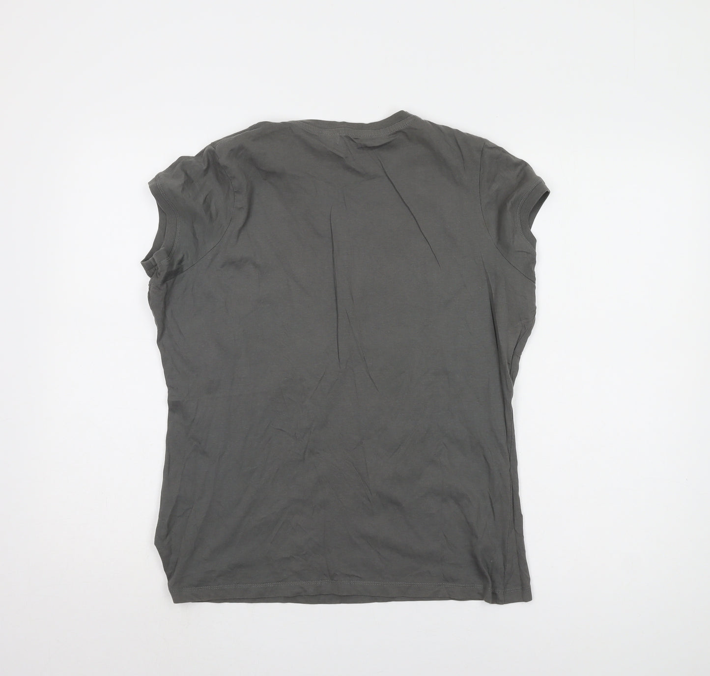 New Look Women's Grey Graphic T-Shirt Size 20 Core Casual