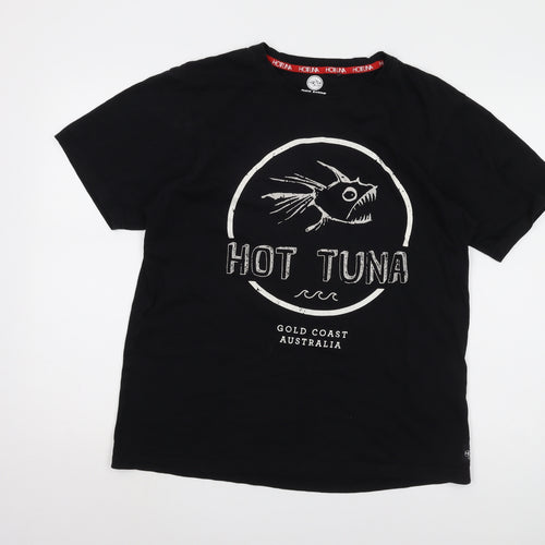 Hot Tuna Men's Black Graphic Print T-Shirt L