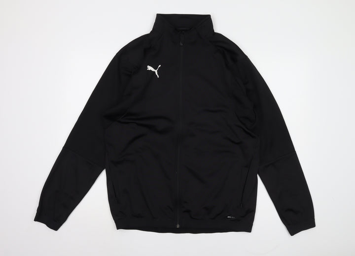 Puma Men's Black Track Jacket Size M Gym & Jogging