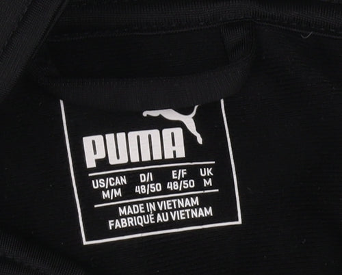 Puma Men's Black Track Jacket Size M Gym & Jogging