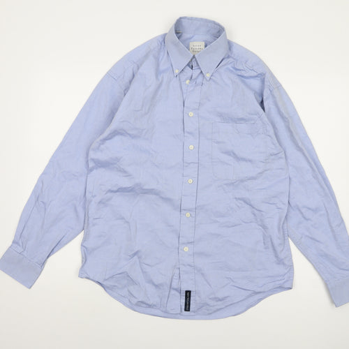 Savoy Taylors Guild Blue Men's Button-Up Shirt