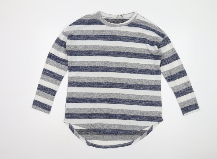 Apricot Women’s Multicoloured Striped Pullover Jumper, 2XS