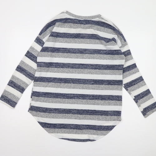 Apricot Women’s Multicoloured Striped Pullover Jumper, 2XS
